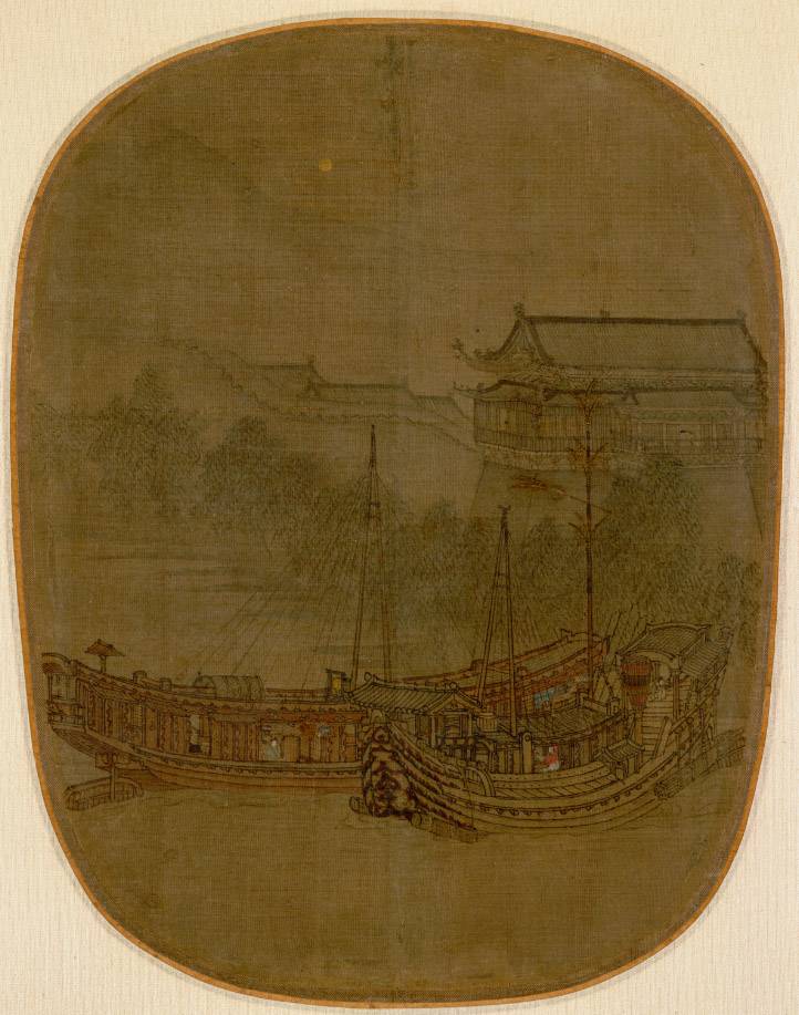 China,_Southern_Song_dynasty_-_Boats_at_Anchor_-_1978.68_-_Cleveland_Museum_of_Art 25.3 x 19.2 cm